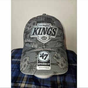 47 Los Angeles Kings Gray Camo Adjustable